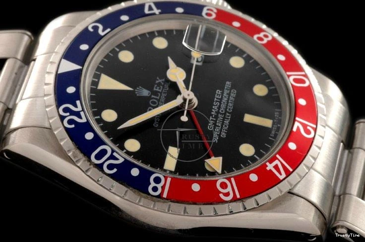 1207 Resilient ROLGMT016A – Vintage GMT SS Blue Red Bezel Swiss Eta 2836- 969